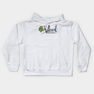 Halloran Illustrations logo Kids Hoodie